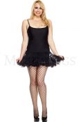 Black Petticoat Dress Queen Size