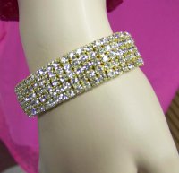 Expandable Rhinestone Bracelet