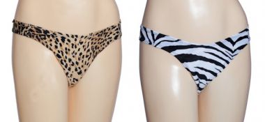 The Ultimate Genital Hiding Gaff Animal Print Two Pack