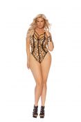 Sheer Leopard Teddy EM12109Q