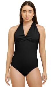 One Piece Swimsuit With Criss-Cross Straps