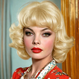 Blonde Vintage Pinup Wig