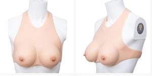 Adjustable Back Silicone Breast Plate
