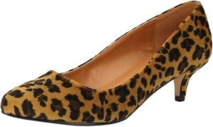 Cheetah Kitten Heel Pump