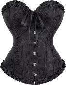 Floral Brocade Princess Bustier Cincher
