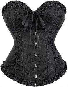 Floral Brocade Princess Bustier Cincher