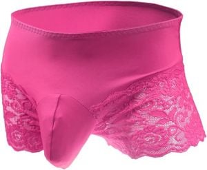 Lacy Panties With Pouch Asst. Colors