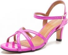 Strappy Kitten Heel Sandal In Asst. Colors To Size 16