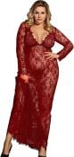 Long Lace Gown Assorted Colors