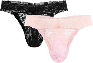 2 Pack Sissy Panty With Pouch