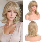 14" Wispy Layered Wig Asst. Colors
