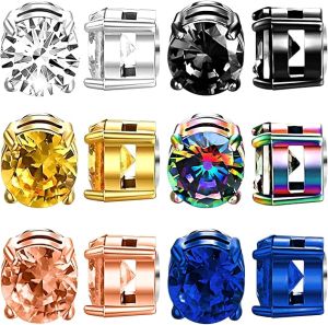 6 Pair Magnetic Earrings
