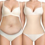 Waist Cinching Tummy Control Band Black Or Nude