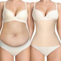 Waist Cinching Tummy Control Band Black Or Nude