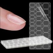 Temporary Nail Glue Stickers 45 Pack