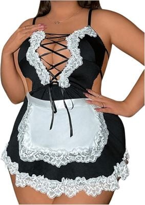 Bust Enhancing French Maid Suit