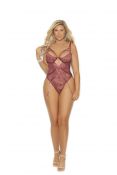 Rose Wine Lace Teddiette 77053X