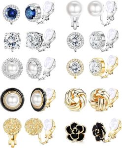 10 Pair Clip On Earring Set