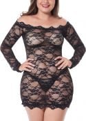 Lace Mini Babydoll Dress