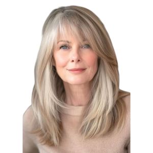 Butter Blonde Highlighted Wig