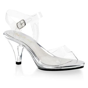 3" Clear Ankle Strap Sandal
