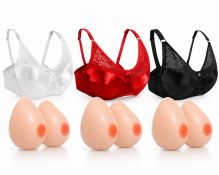 Breast Forms and Pocket Bra Combo Kit