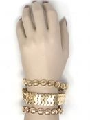 Triple Play Bracelet Gold Or Silver