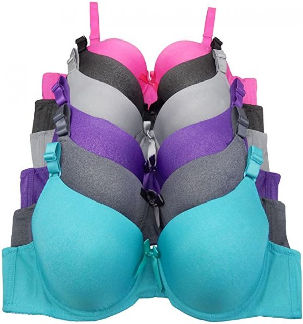 3Pack bras for women Underwire Push Up Bra Pack School Girl