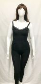 Black Cami And Leggings Outfit