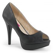 PL-Chloe-01 Peeptoe Platform Pump