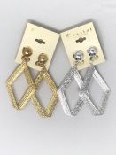 Diamond Strand Clip Ons