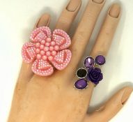 Flower Power Ring Set