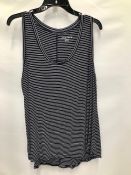 Ava & Viv Striped Tank Size 1X
