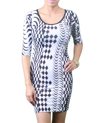 Black And White Mini Dress: Crossdressing, Transgender and Crossdresser Clothing and Accessories Black And White Mini Dress: Crossdressing, Transgender and Crossdresser Clothing and Accessories