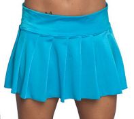 Turquoise Pleated Skirt