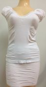 White Two Piece Mini Set